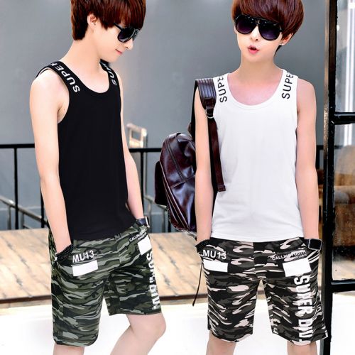 Débardeur homme maillot de corps en coton pour été - Ref 1583522