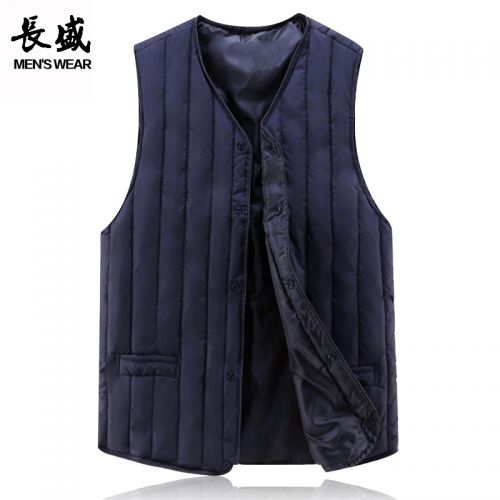 Débardeur homme Cotton vest en rayonne pour hiver - Ref 1583537