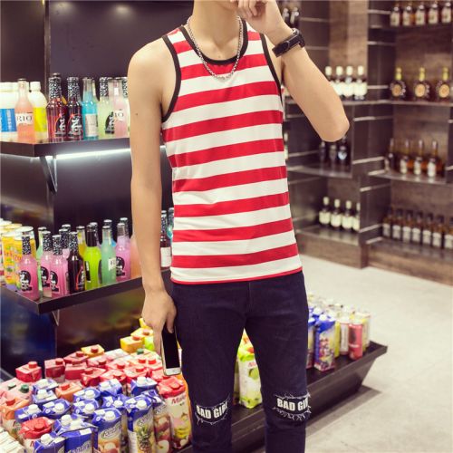 Débardeur homme maillot de corps en polyester pour été - Ref 1583560