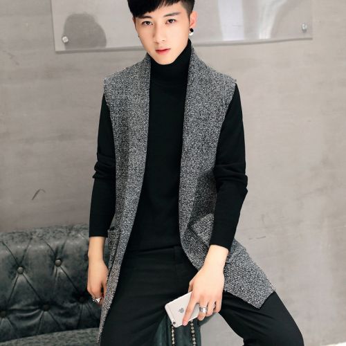 Débardeur homme Woolen gilet en CVC pour automne - Ref 1583566