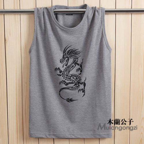 Débardeur homme maillot de corps en coton pour été - Ref 1583628