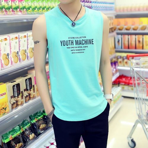 Débardeur homme maillot de corps KRXUDU Coton, fibre élastique polyuréthane spandex pour été - Ref 1583648