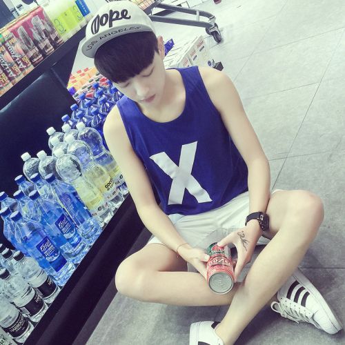 Débardeur homme maillot de corps en coton pour été - Ref 1583673