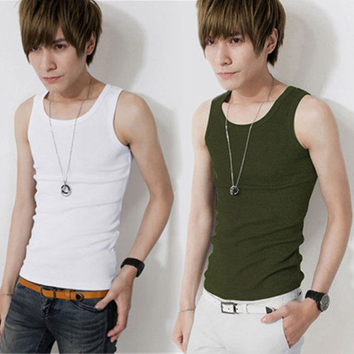 Débardeur homme maillot de corps en CVC pour été - Ref 1583713