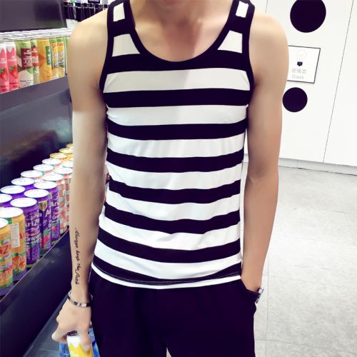 Débardeur homme maillot de corps en Article tricoté pour été - Ref 1583717