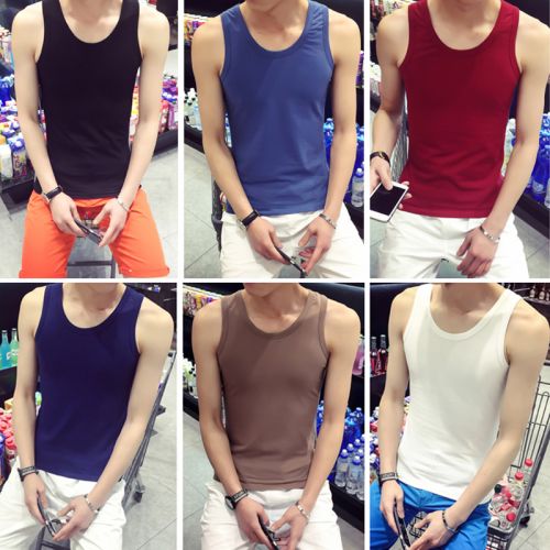 Débardeur homme maillot de corps BAOYAN en coton pour été - Ref 1583723