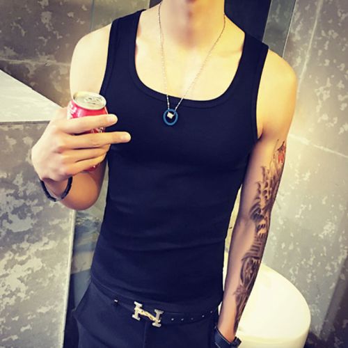 Débardeur homme maillot de corps LEOPARDBBOO Polyester pour été - Ref 1583743