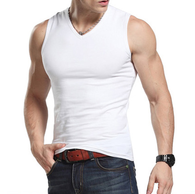 Débardeur homme maillot de corps en coton pour été - Ref 1583758