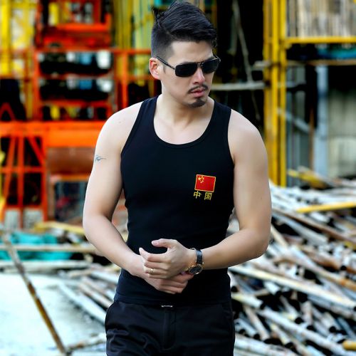 Débardeur homme maillot de corps en coton ammoniac pour été - Ref 1583776