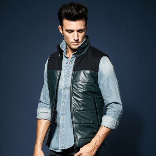 Débardeur homme Cotton vest en polyester pour automne - Ref 1583785