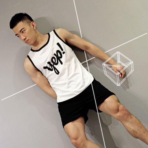 Débardeur homme maillot de corps TOMATOPAPA en coton pour été - Ref 1583807