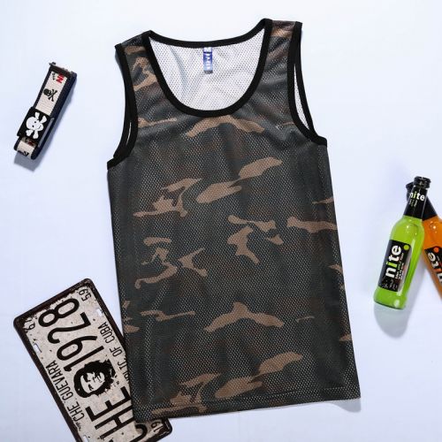 Débardeur homme maillot de corps en coton pour été - Ref 1583819