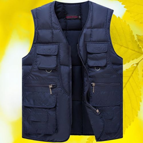 Débardeur homme Cotton vest en polyester pour automne - Ref 1583841