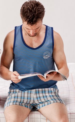 Débardeur homme maillot de corps A'T'SBOW en modal pour été - Ref 1583866