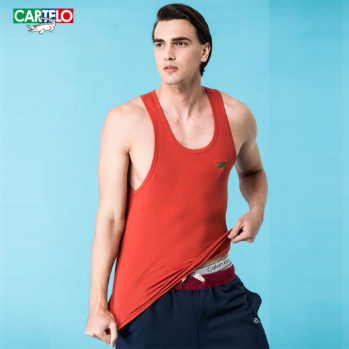 Débardeur homme maillot de corps CARTELO en coton pour été - Ref 1583953