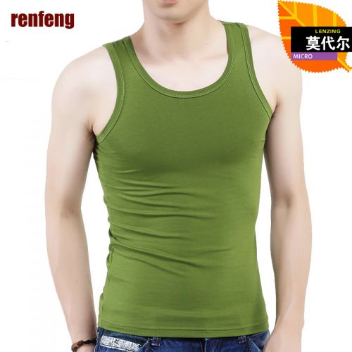 Débardeur homme maillot de corps RENFENG en modal pour été - Ref 1584029