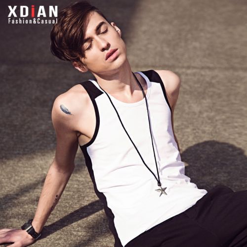 Débardeur homme maillot de corps XDIAN en coton pour été - Ref 1584054