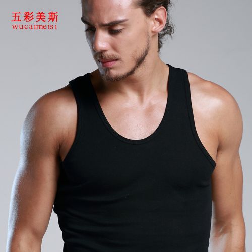 Débardeur homme maillot de corps en coton pour été - Ref 1584159