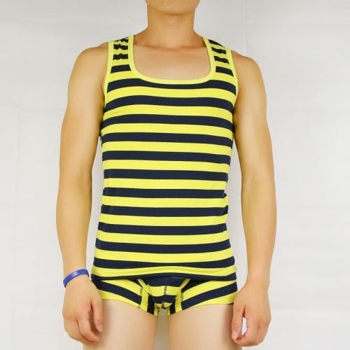 Débardeur homme maillot de corps en coton pour été - Ref 1584189