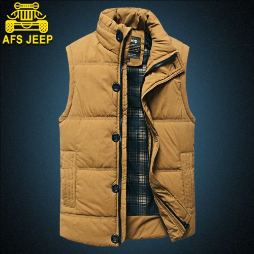 Débardeur homme Cotton vest AFS JEEP en CVC pour hiver - Ref 1584195