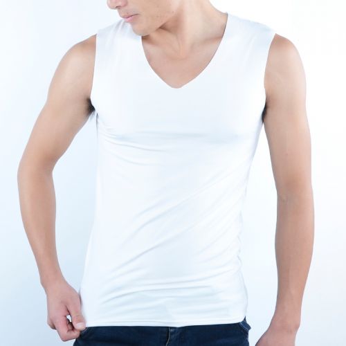 Débardeur homme maillot de corps en coton pour été - Ref 1584200