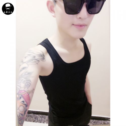 Débardeur homme maillot de corps en coton ammoniac pour été - Ref 1584224