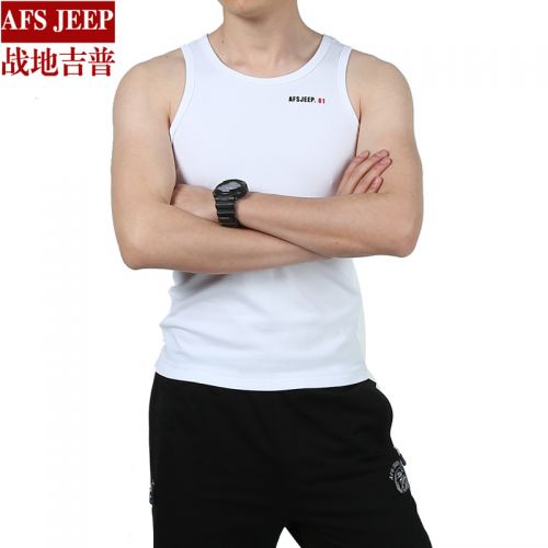 Débardeur homme maillot de corps AFS JEEP en coton pour Quatre saisons - Ref 1584228