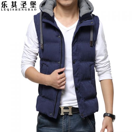 Débardeur homme Cotton vest en polyester pour automne - Ref 1584252