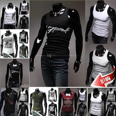 Débardeur homme maillot de corps en coton - Ref 1584253