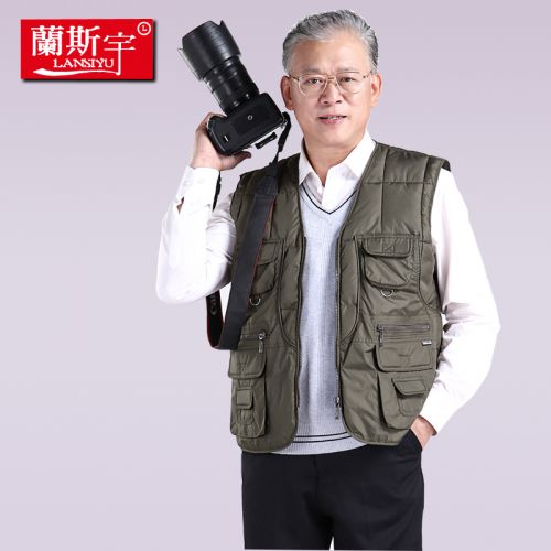 Débardeur homme Cotton vest en polyester pour hiver - Ref 1584309