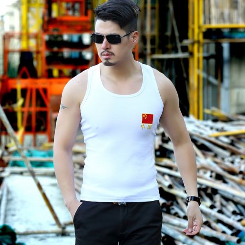 Débardeur homme maillot de corps ROYAL IBINCHY en coton ammoniac pour été - Ref 1584316