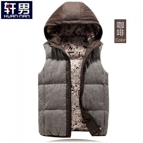 Débardeur homme Cotton vest en polyester pour hiver - Ref 1584386