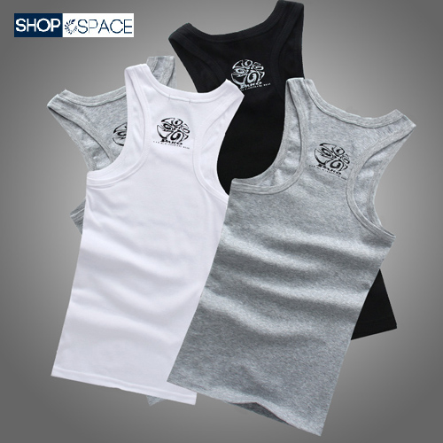 Débardeur homme maillot de corps SHOPSPACE en coton pour été - Ref 1584401