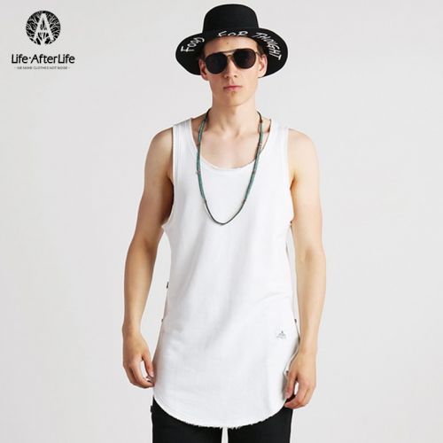 Débardeur homme maillot de corps LIFEAFTERLIFE en CVC pour été - Ref 1584426