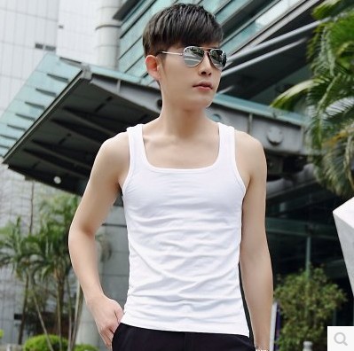 Débardeur homme Woolen gilet BECKBROTHERS en Jinmian pour été - Ref 1584523