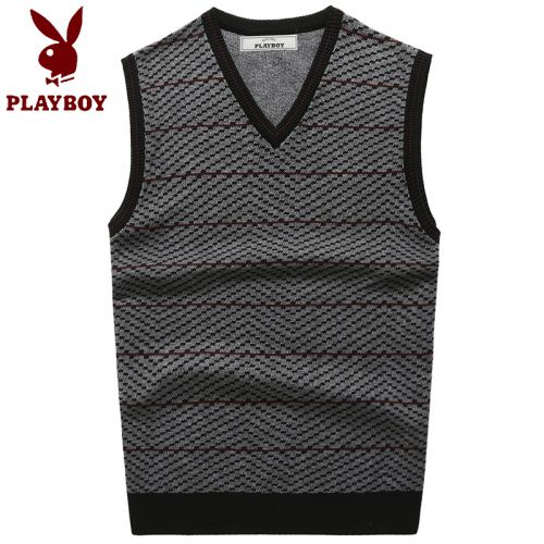 Débardeur homme Woolen gilet PLAYBOY pour automne - Ref 1584524