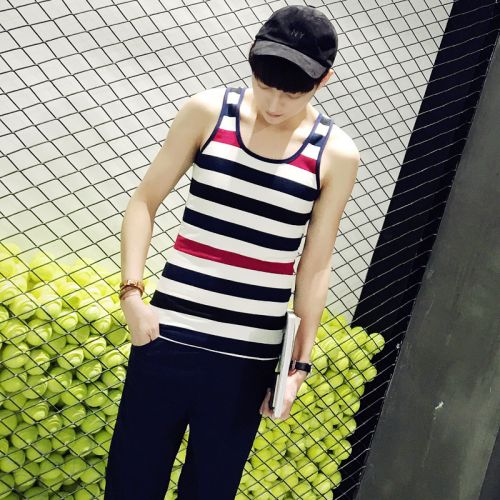 Débardeur homme maillot de corps en coton ammoniac pour été - Ref 1584628