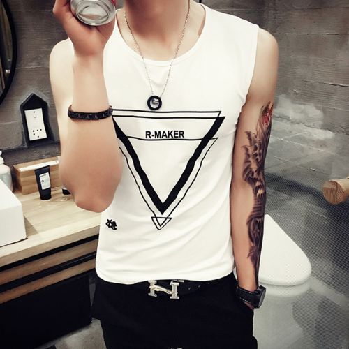 Débardeur homme maillot de corps ROEMANTA Coton fibre élastique polyuréthane spandex pour été - Ref 1584652