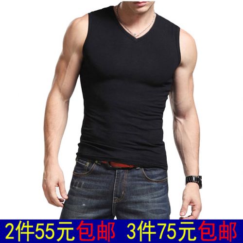Débardeur homme maillot de corps en coton pour été - Ref 1584663