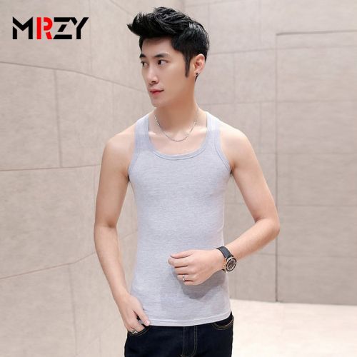 Débardeur homme maillot de corps Coton fibre élastique polyuréthane spandex pour été - Ref 1584667