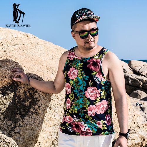 Débardeur homme maillot de corps WAYNEXZAVIER en polyester pour été - Ref 1584670