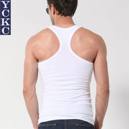 Débardeur homme maillot de corps YCKC en coton pour été - Ref 1584695
