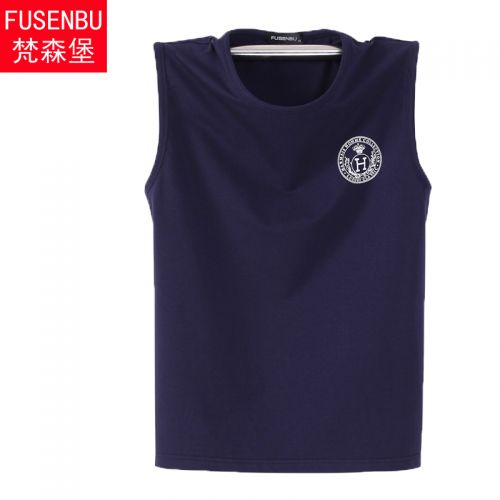 Débardeur homme maillot de corps FUSENBU en coton pour été - Ref 1584698