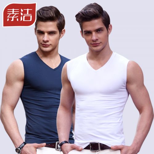 Débardeur homme maillot de corps en coton pour été - Ref 1584701