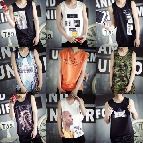 Débardeur homme maillot de corps en coton pour été - Ref 1584729