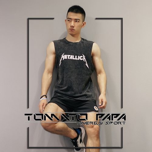 Débardeur homme maillot de corps TOMATOPAPA en coton pour été - Ref 1584732