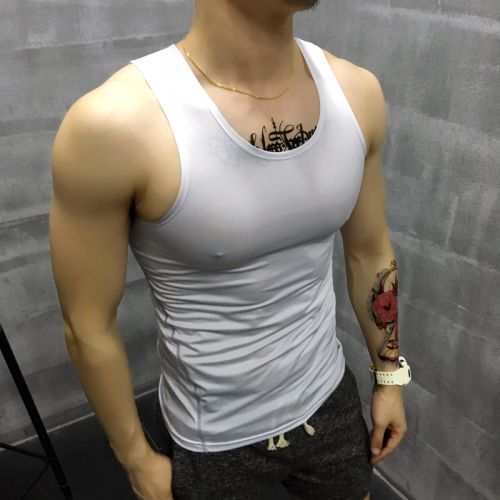 Débardeur homme maillot de corps en polyester pour Quatre saisons - Ref 1584739