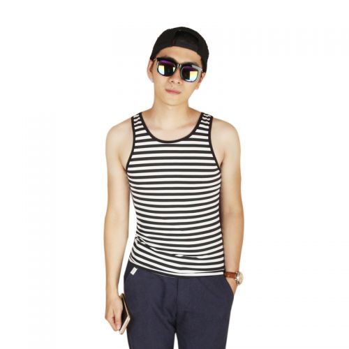 Débardeur homme maillot de corps en coton pour été - Ref 1584741