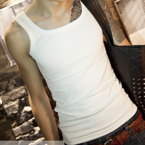 Débardeur homme maillot de corps en coton pour été - Ref 1584742