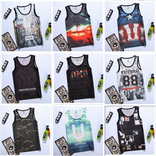 Débardeur homme maillot de corps en polyester pour été - Ref 1584745